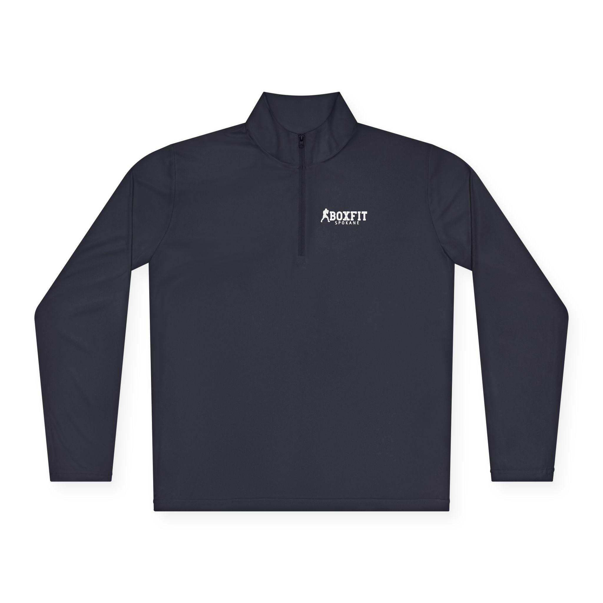 Unisex Quarter-Zip Pullover - White Lettering