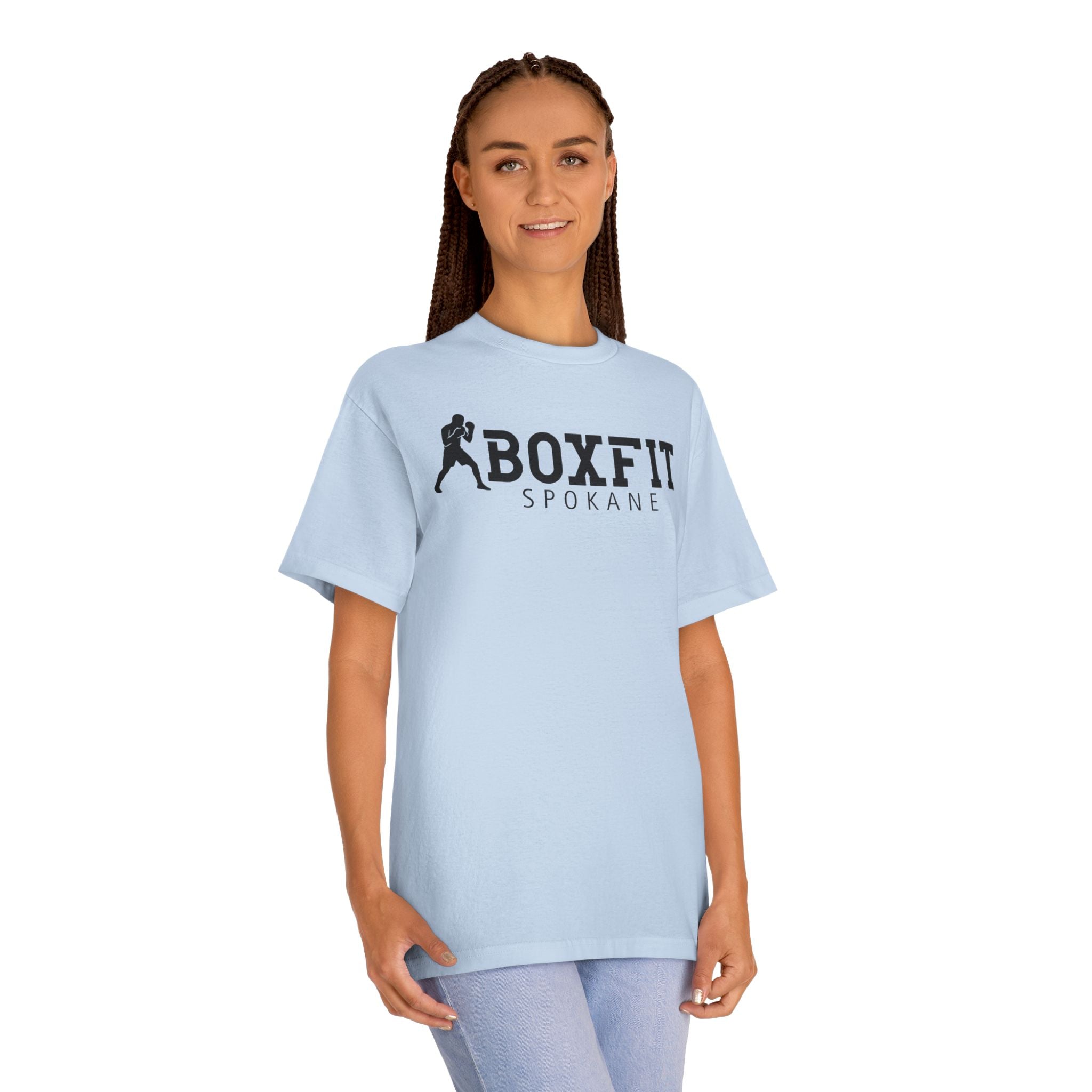Boxfit Spokane - Black Logo - Unisex Classic Tee