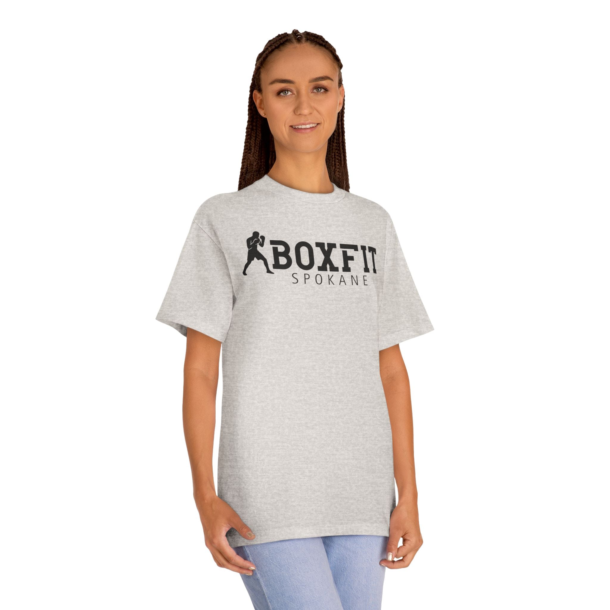 Boxfit Spokane - Black Logo - Unisex Classic Tee