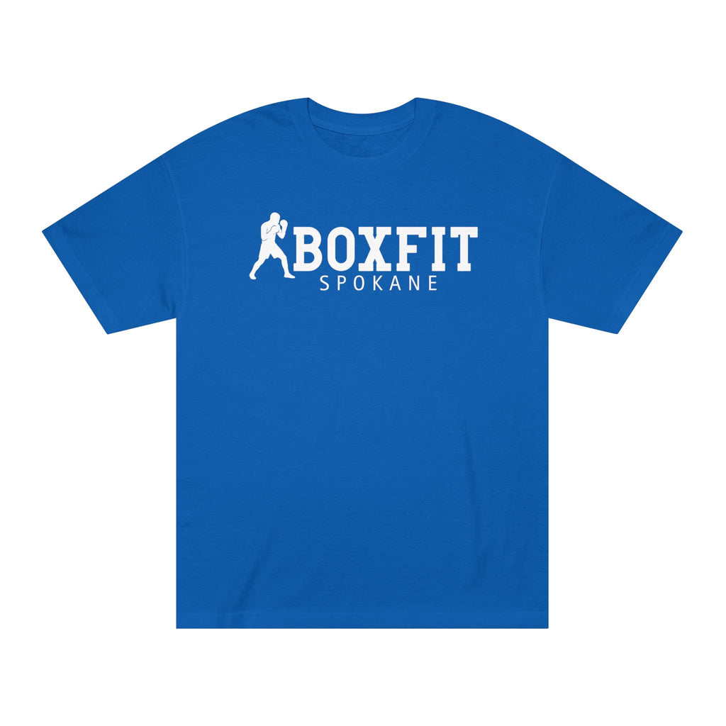 Boxfit Spokane - White Logo - Unisex Classic Tee