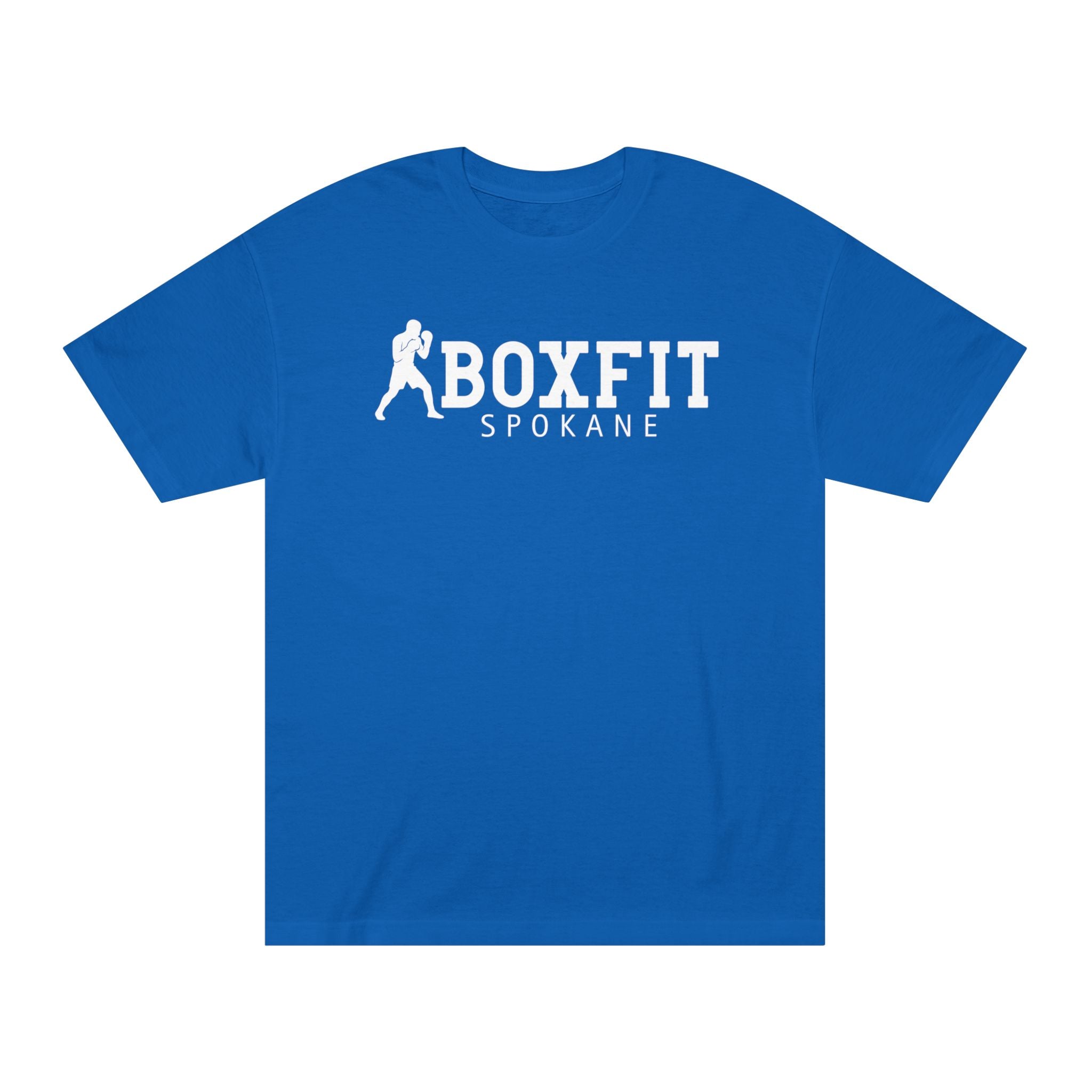 Boxfit Spokane - White Logo - Unisex Classic Tee