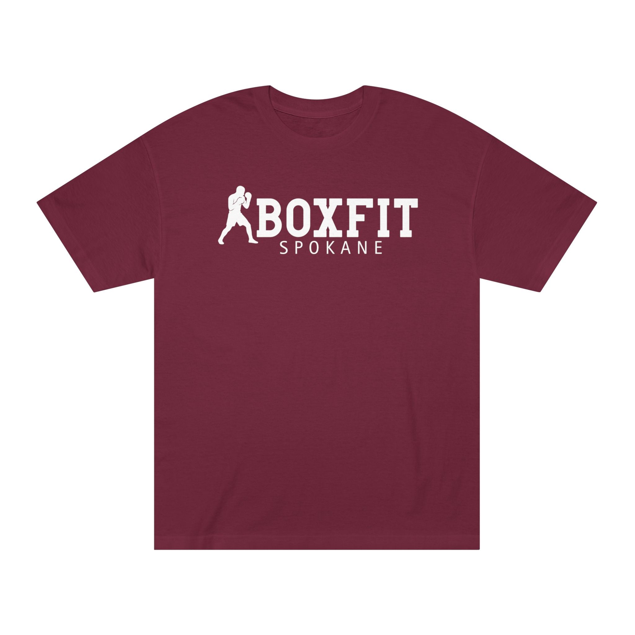 Boxfit Spokane - White Logo - Unisex Classic Tee