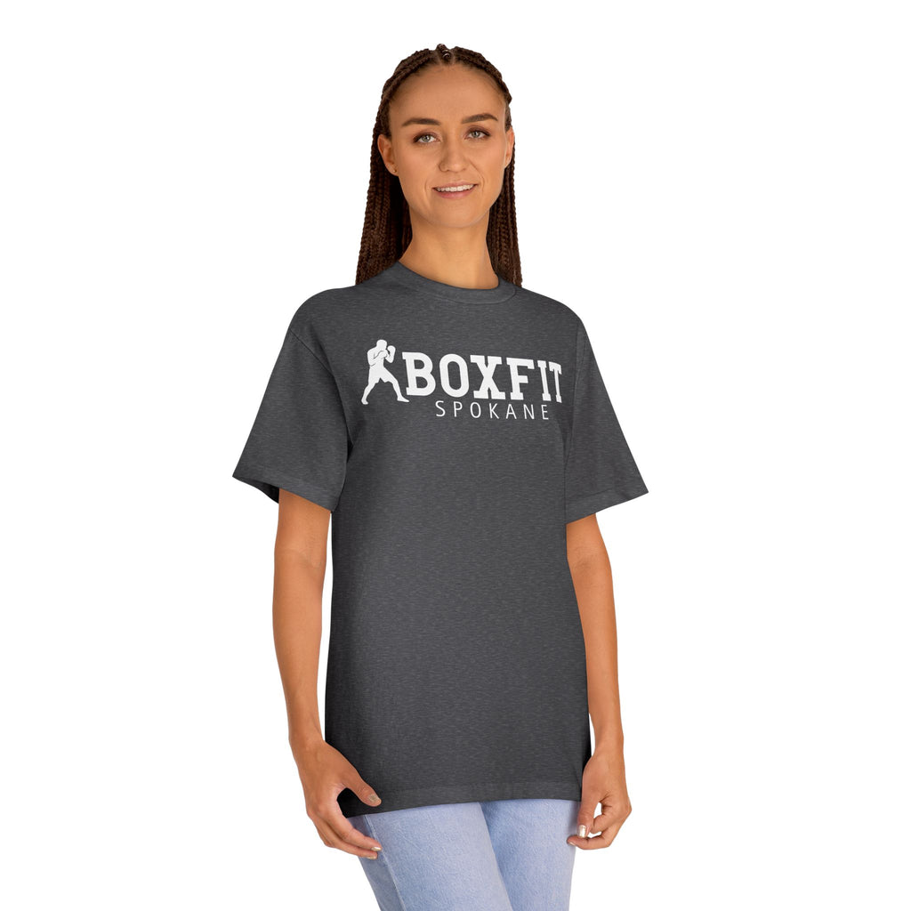 Boxfit Spokane - White Logo - Unisex Classic Tee