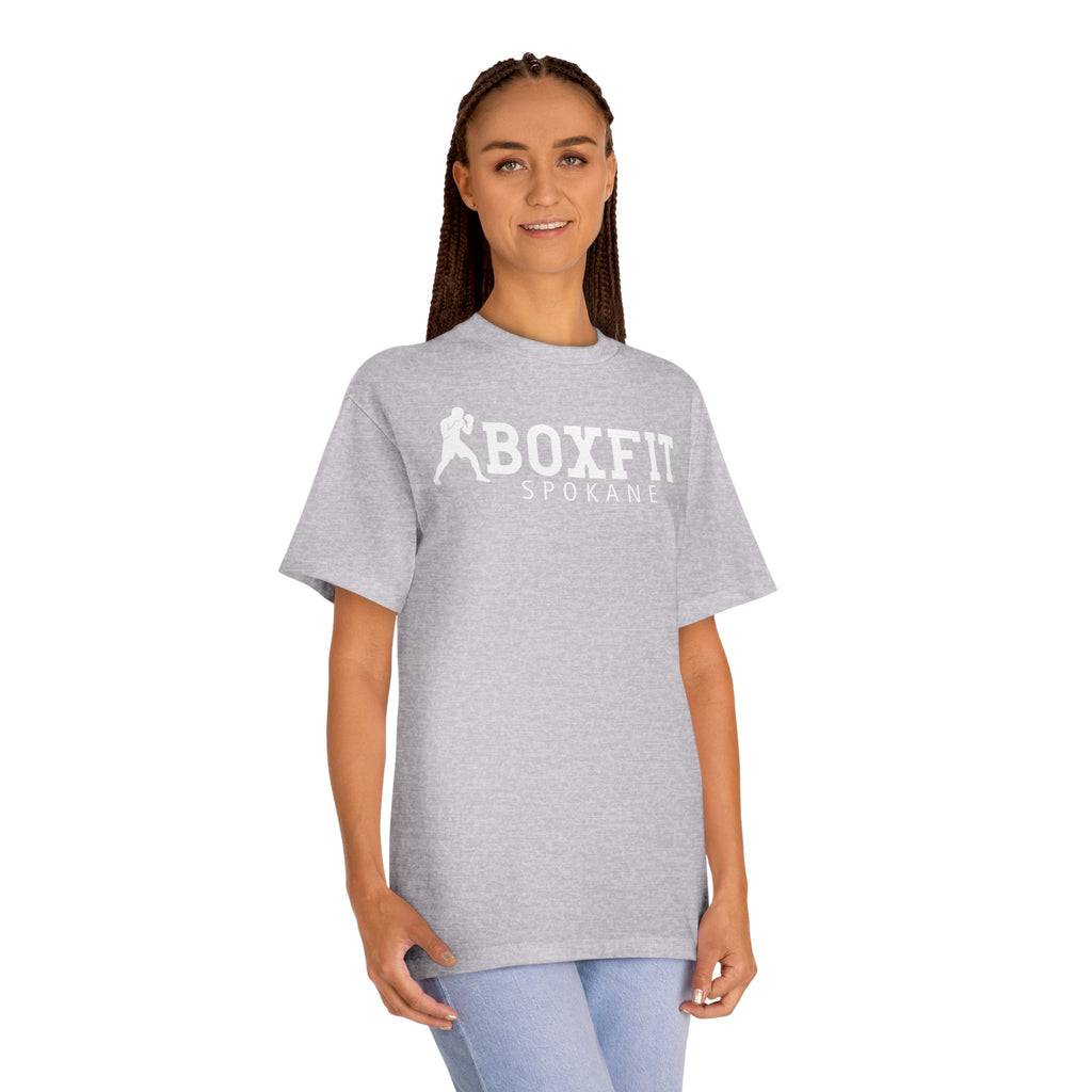 Boxfit Spokane - White Logo - Unisex Classic Tee