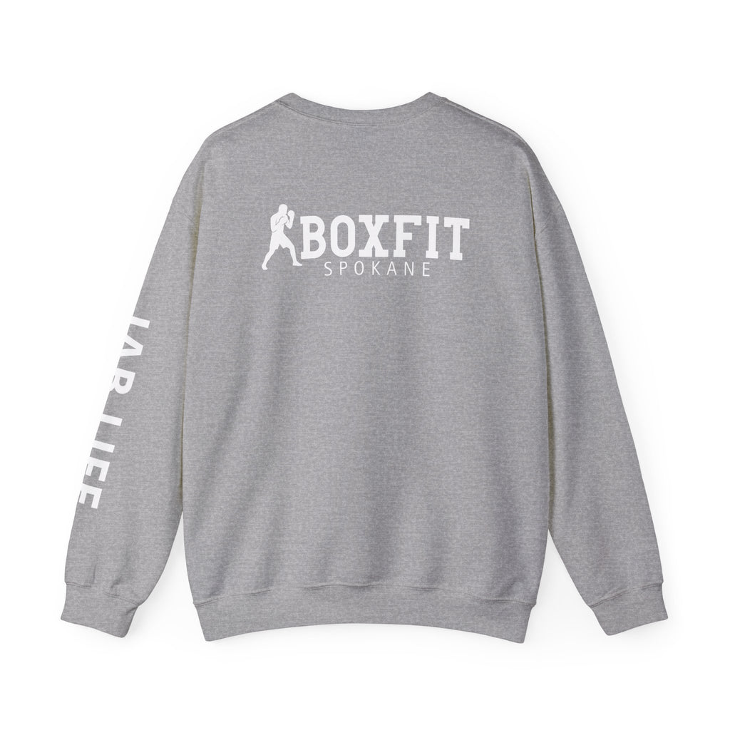 BF/Jab Life - White Lettering - Crewneck Sweatshirt