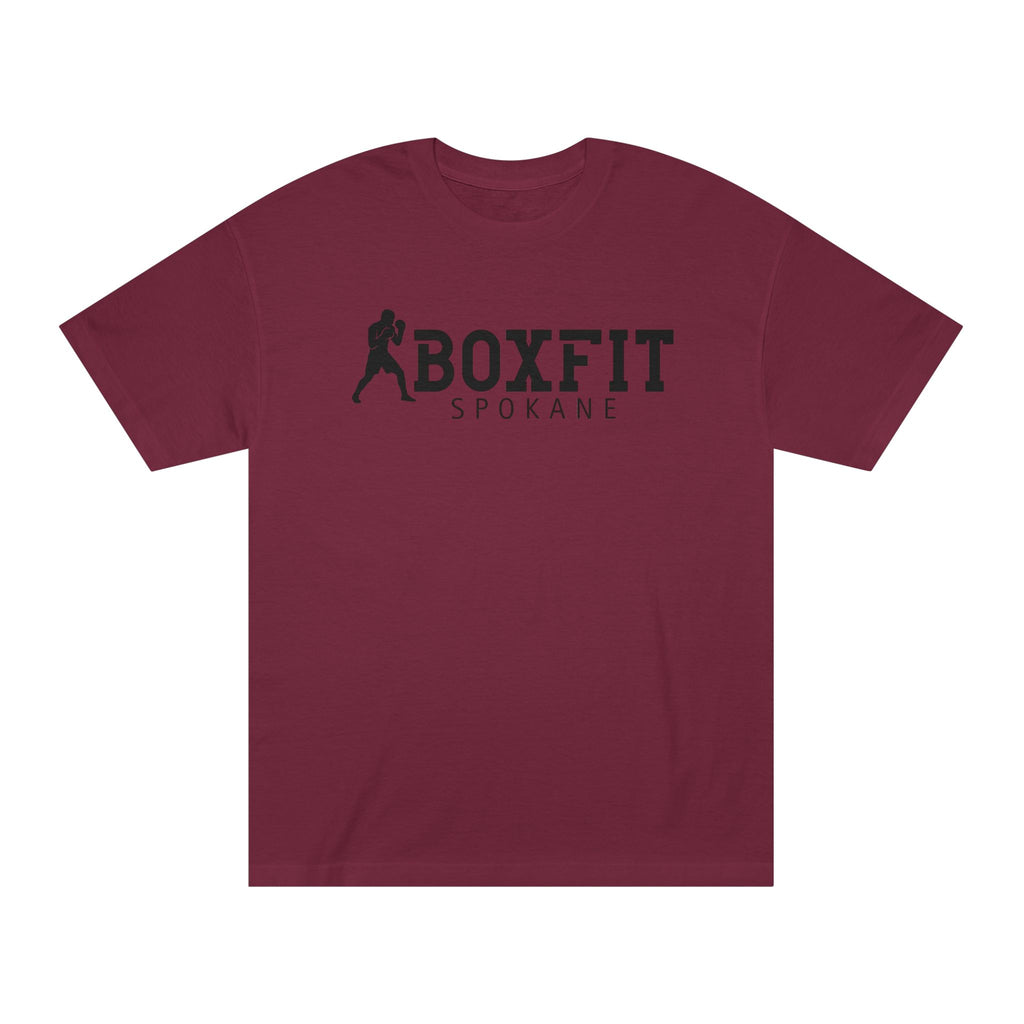Boxfit Spokane - Black Logo - Unisex Classic Tee
