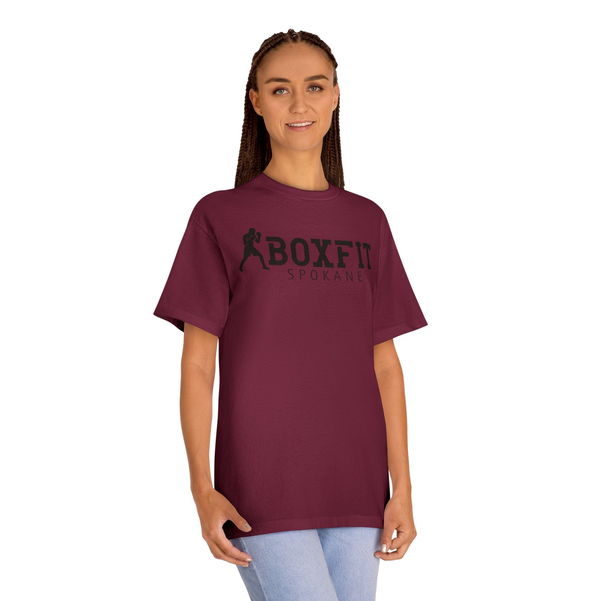 Boxfit Spokane - Black Logo - Unisex Classic Tee