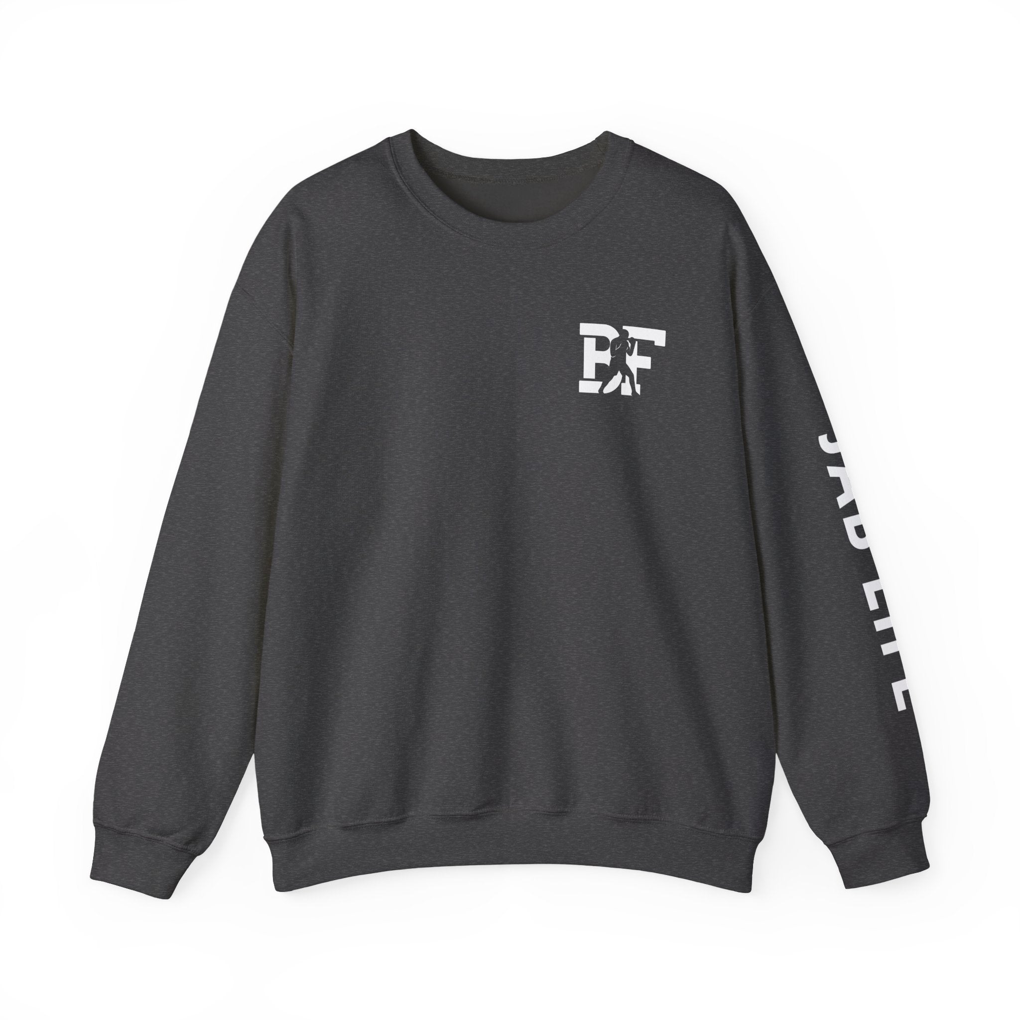 BF/Jab Life - White Lettering - Crewneck Sweatshirt