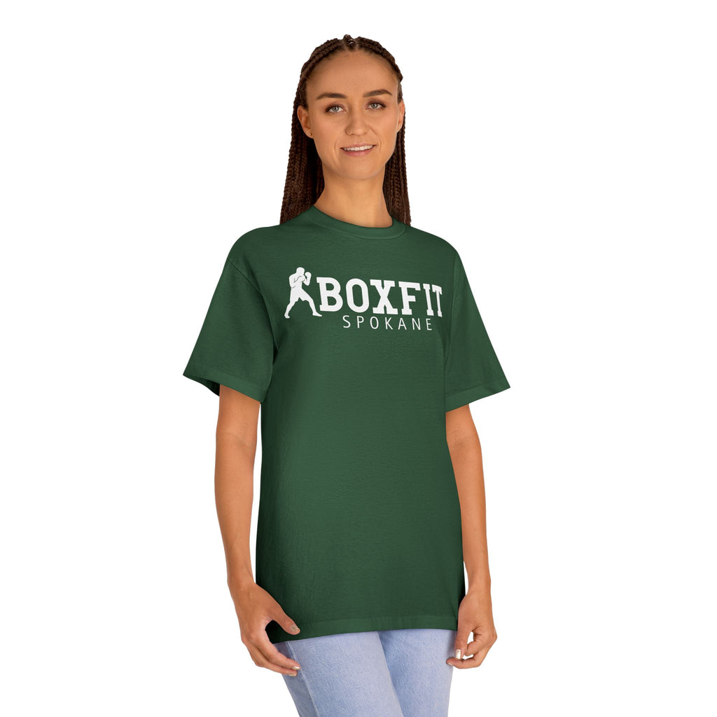 Boxfit Spokane - White Logo - Unisex Classic Tee