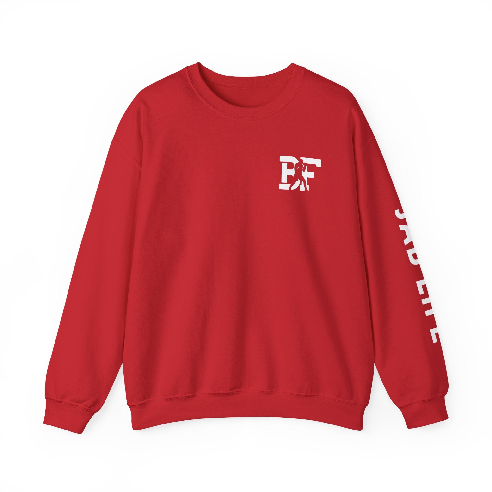 BF/Jab Life - White Lettering - Crewneck Sweatshirt