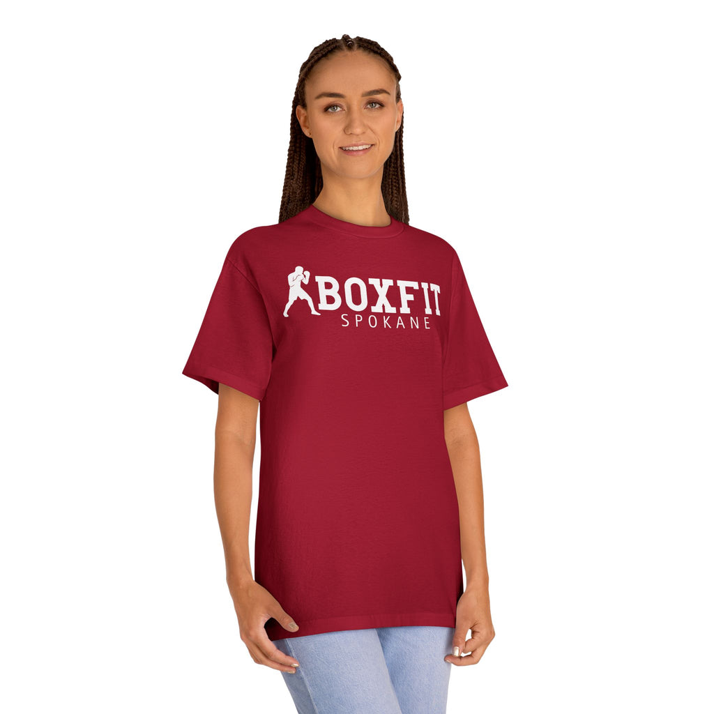 Boxfit Spokane - White Logo - Unisex Classic Tee