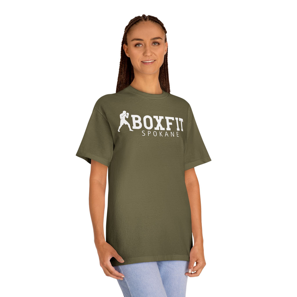 Boxfit Spokane - White Logo - Unisex Classic Tee