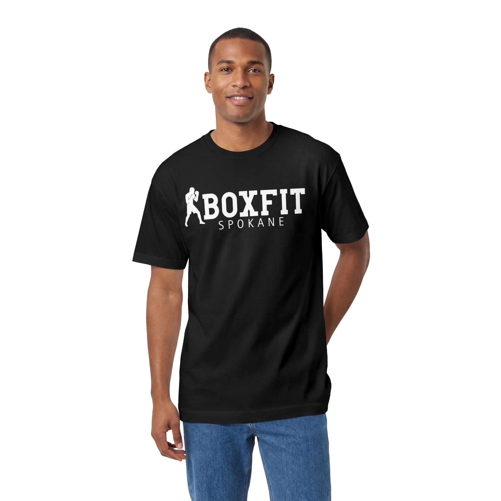 Boxfit Spokane - White Logo - Unisex Classic Tee