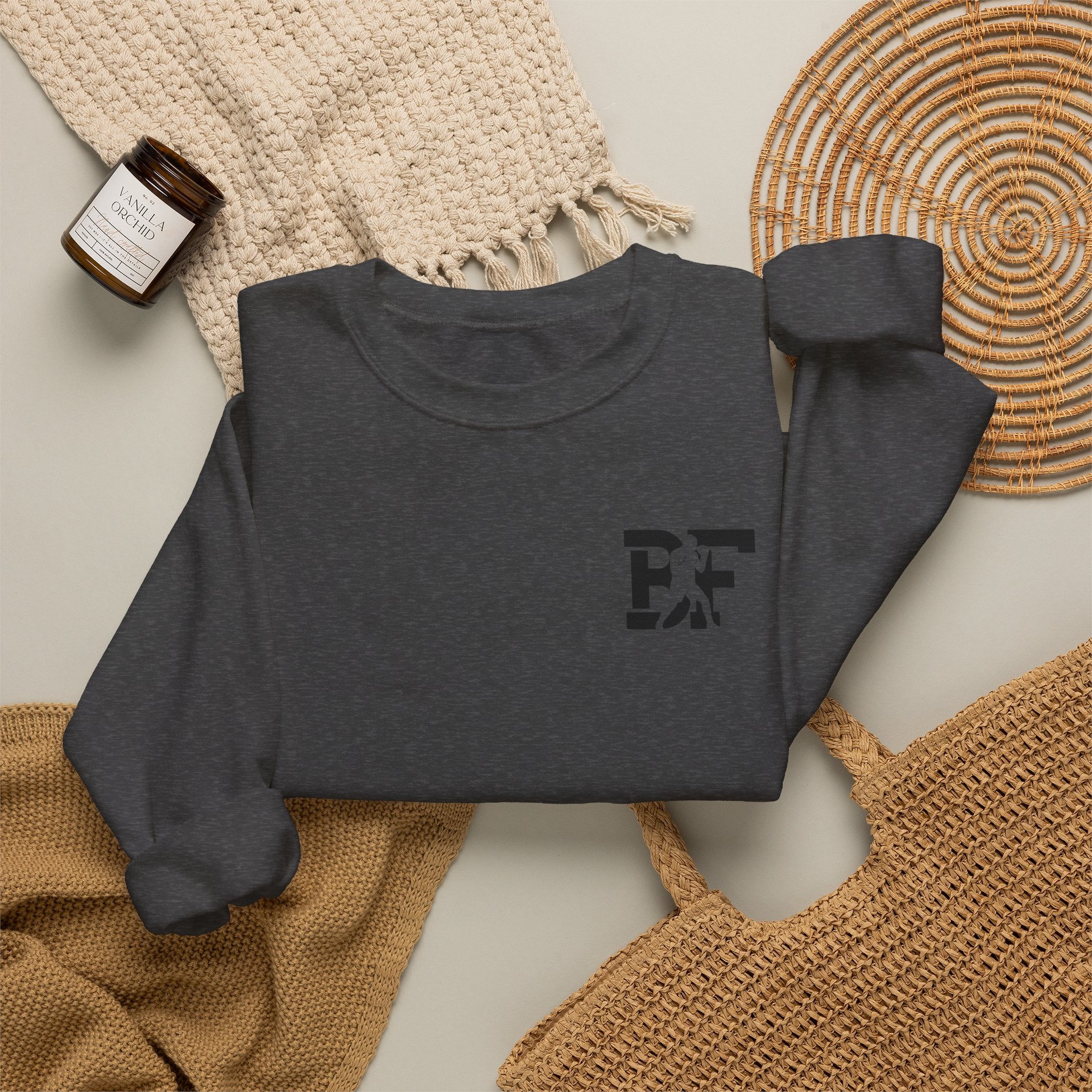 BF/Jab Life - Black Lettering - Crewneck Sweatshirt