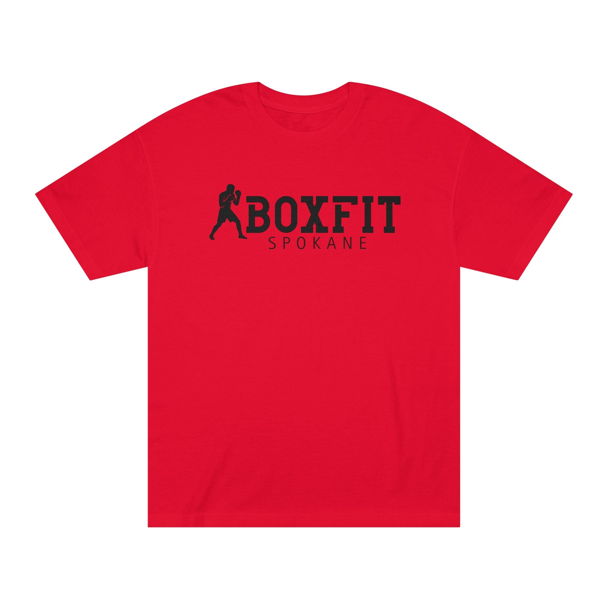 Boxfit Spokane - Black Logo - Unisex Classic Tee