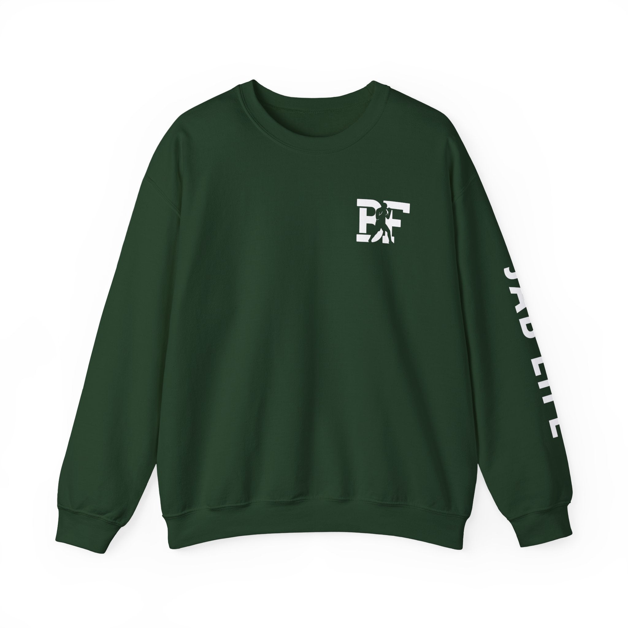 BF/Jab Life - White Lettering - Crewneck Sweatshirt
