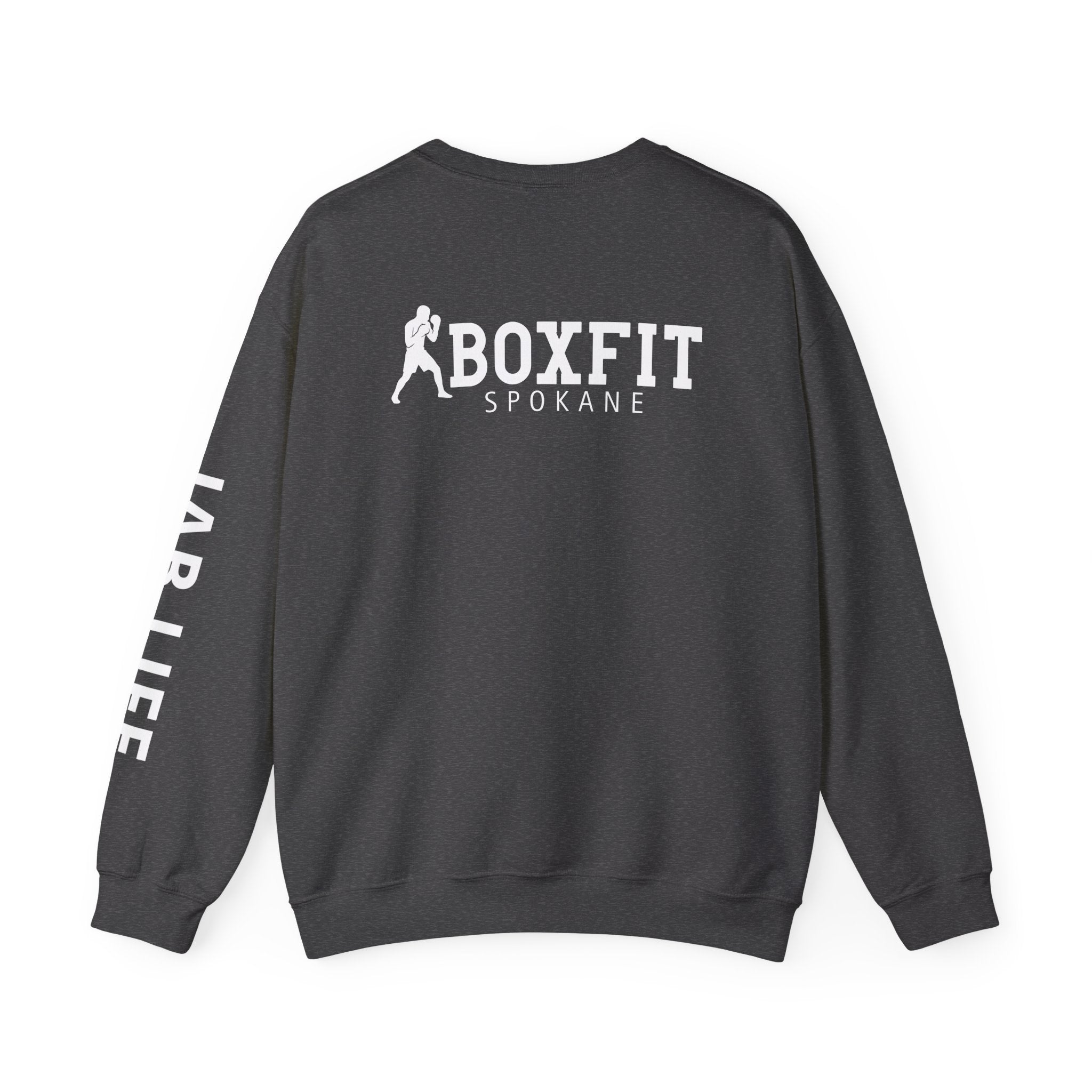BF/Jab Life - White Lettering - Crewneck Sweatshirt