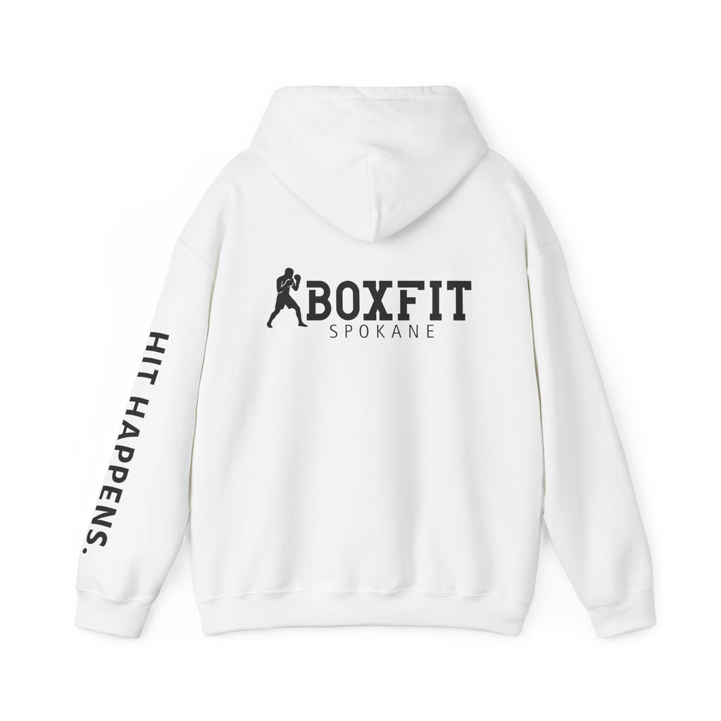 Hit Happens. Unisex Hooded Sweatshirt