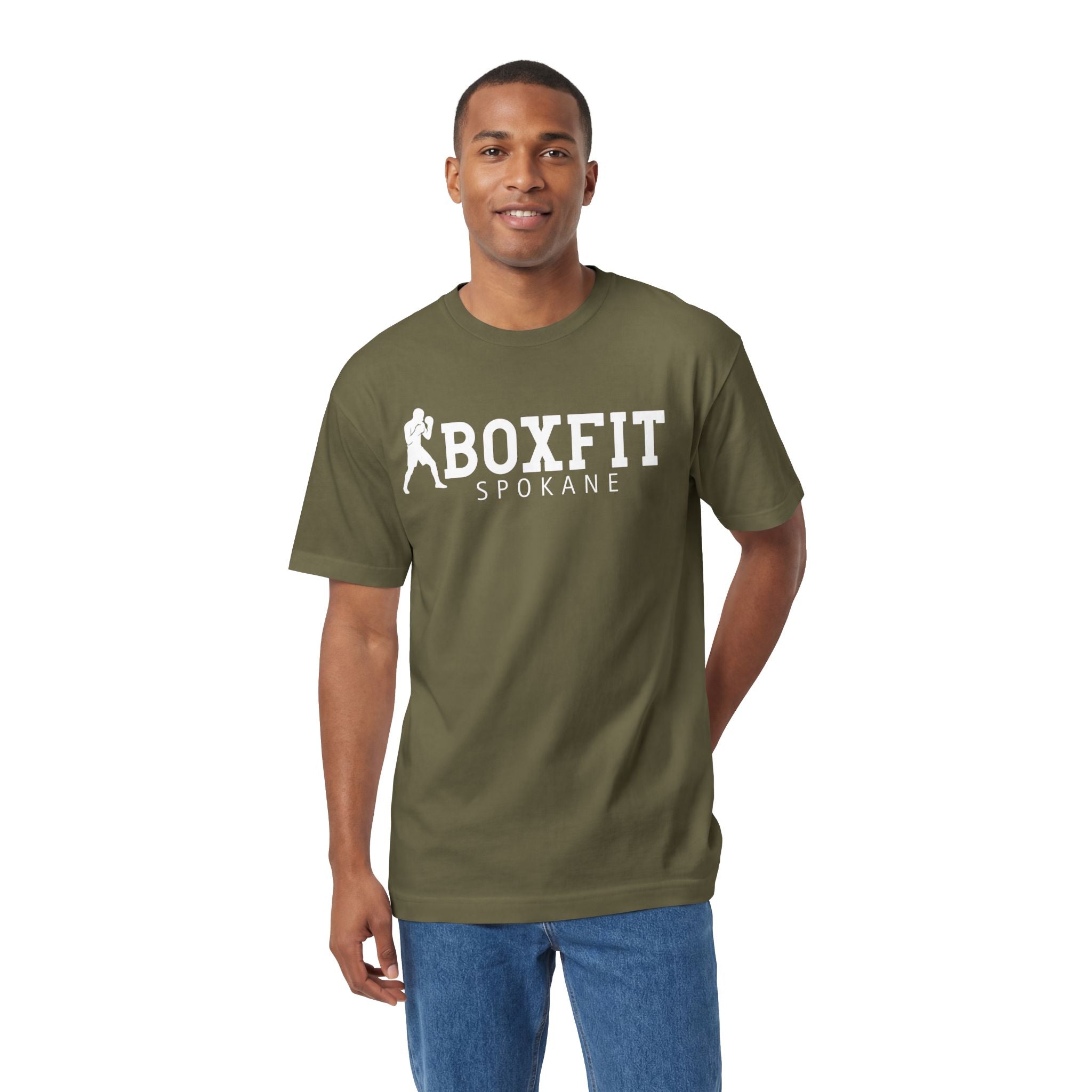 Boxfit Spokane - White Logo - Unisex Classic Tee