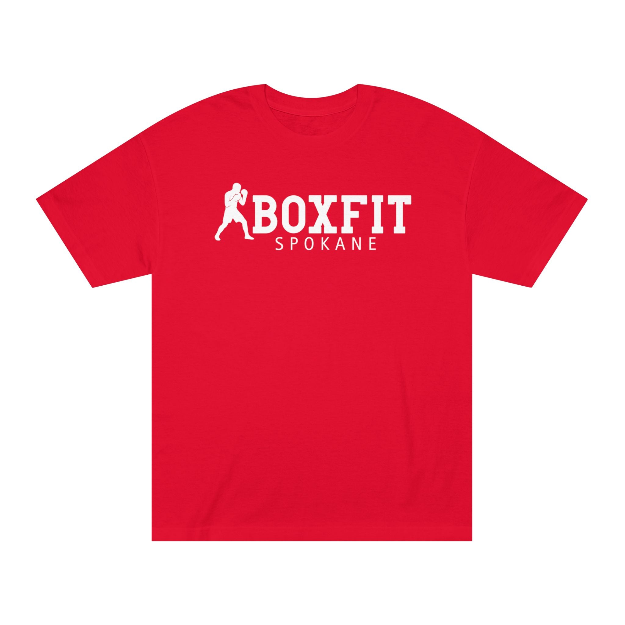 Boxfit Spokane - White Logo - Unisex Classic Tee