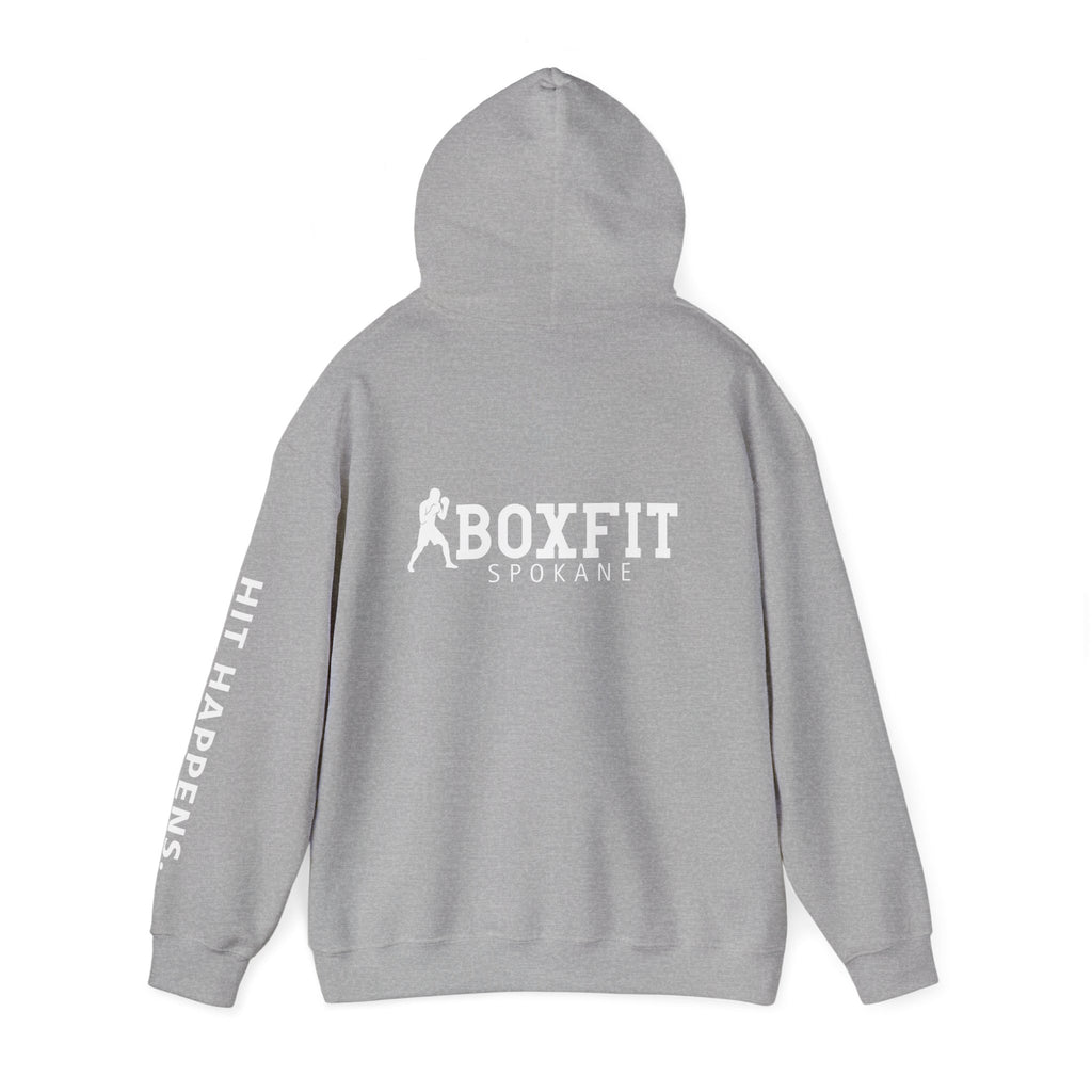 Hit Happens. Unisex Hooded Sweatshirt