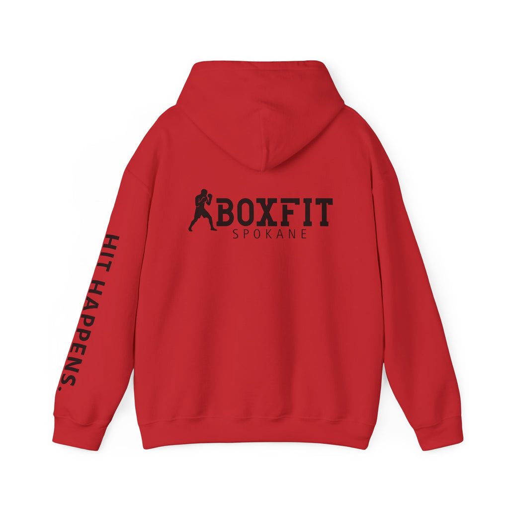 Hit Happens. Unisex Hooded Sweatshirt