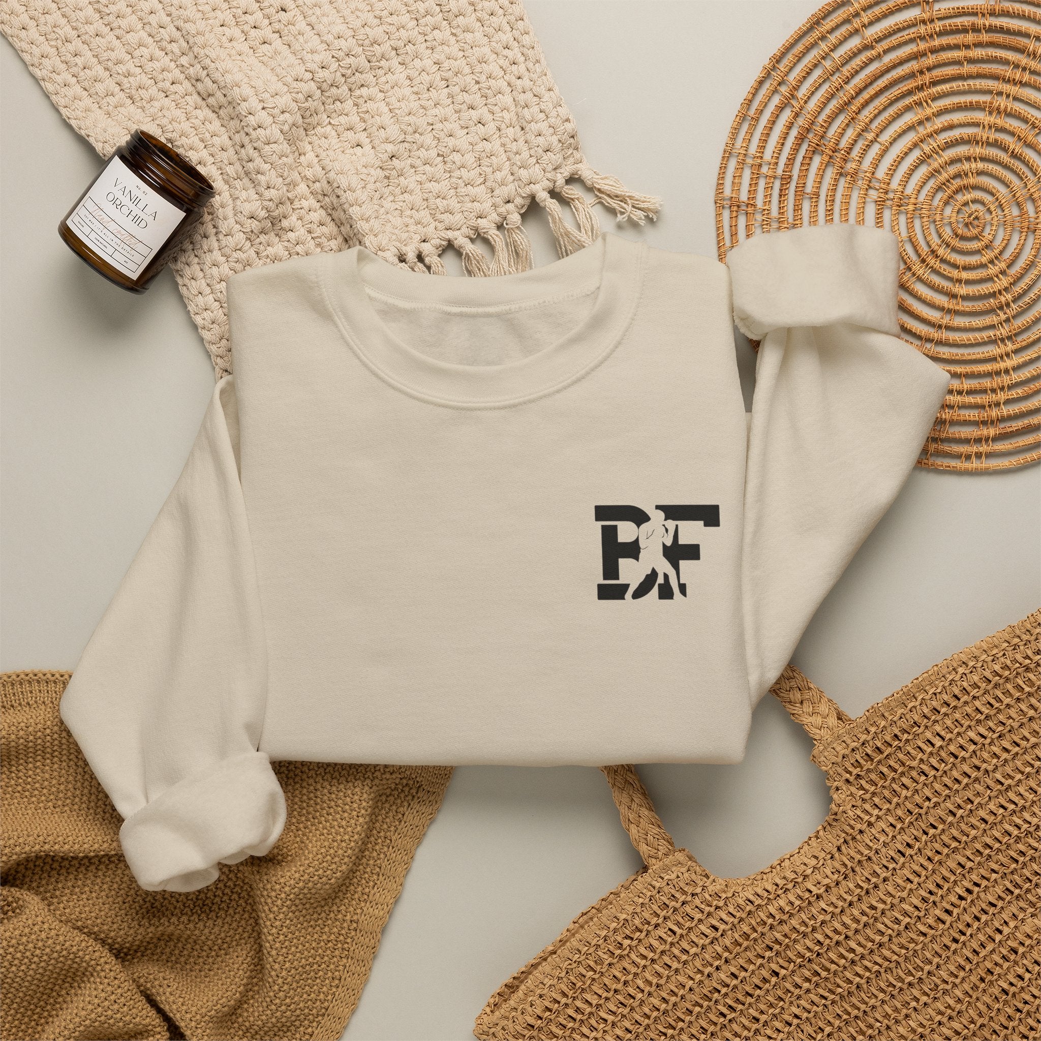 BF/Jab Life - Black Lettering - Crewneck Sweatshirt