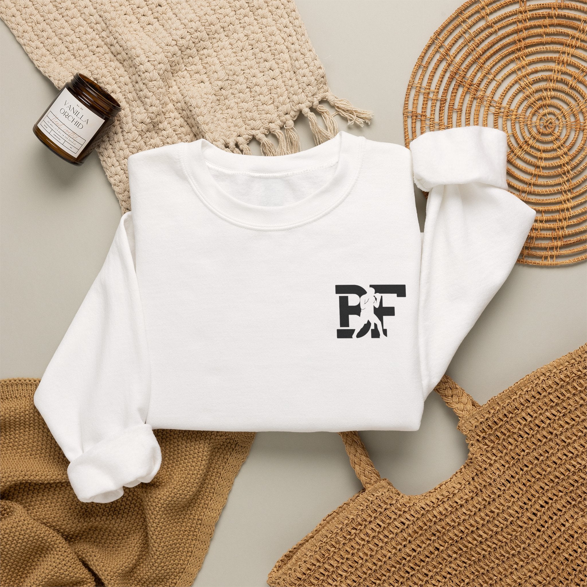 BF/Jab Life - Black Lettering - Crewneck Sweatshirt