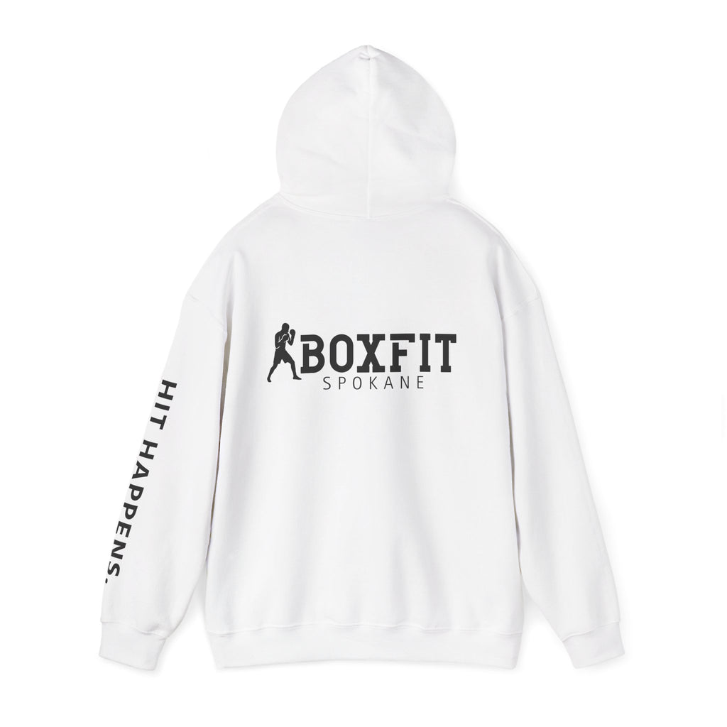 Hit Happens. Unisex Hooded Sweatshirt