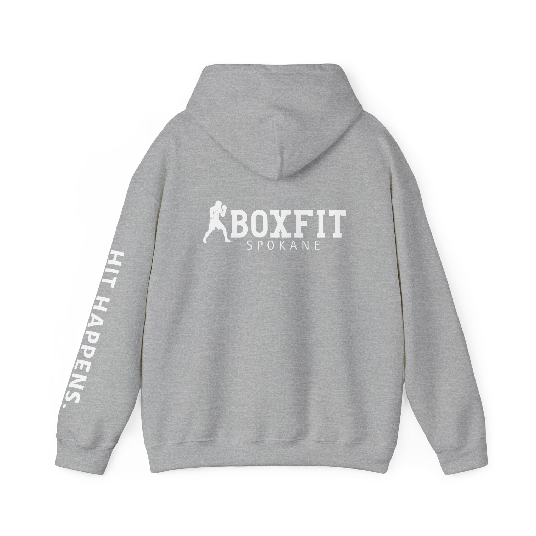 Hit Happens. Unisex Hooded Sweatshirt