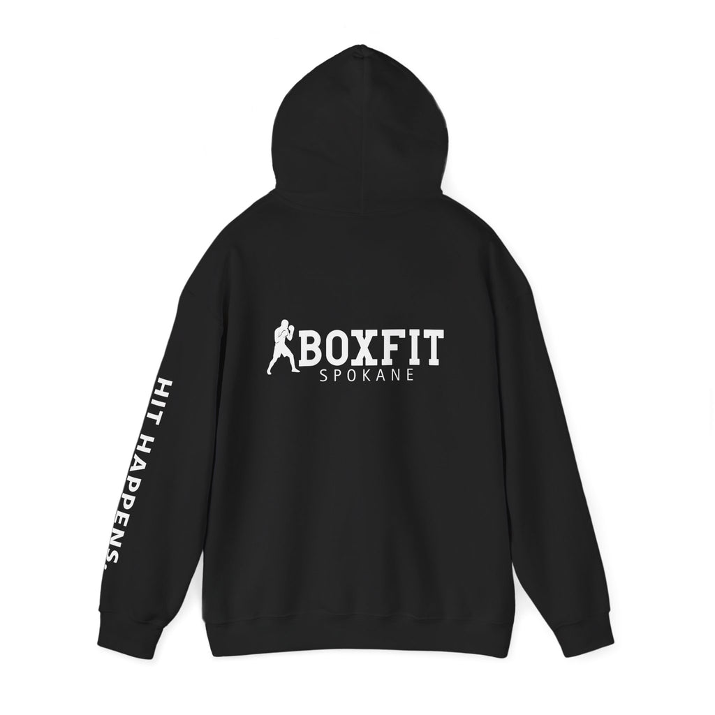 Hit Happens. Unisex Hooded Sweatshirt