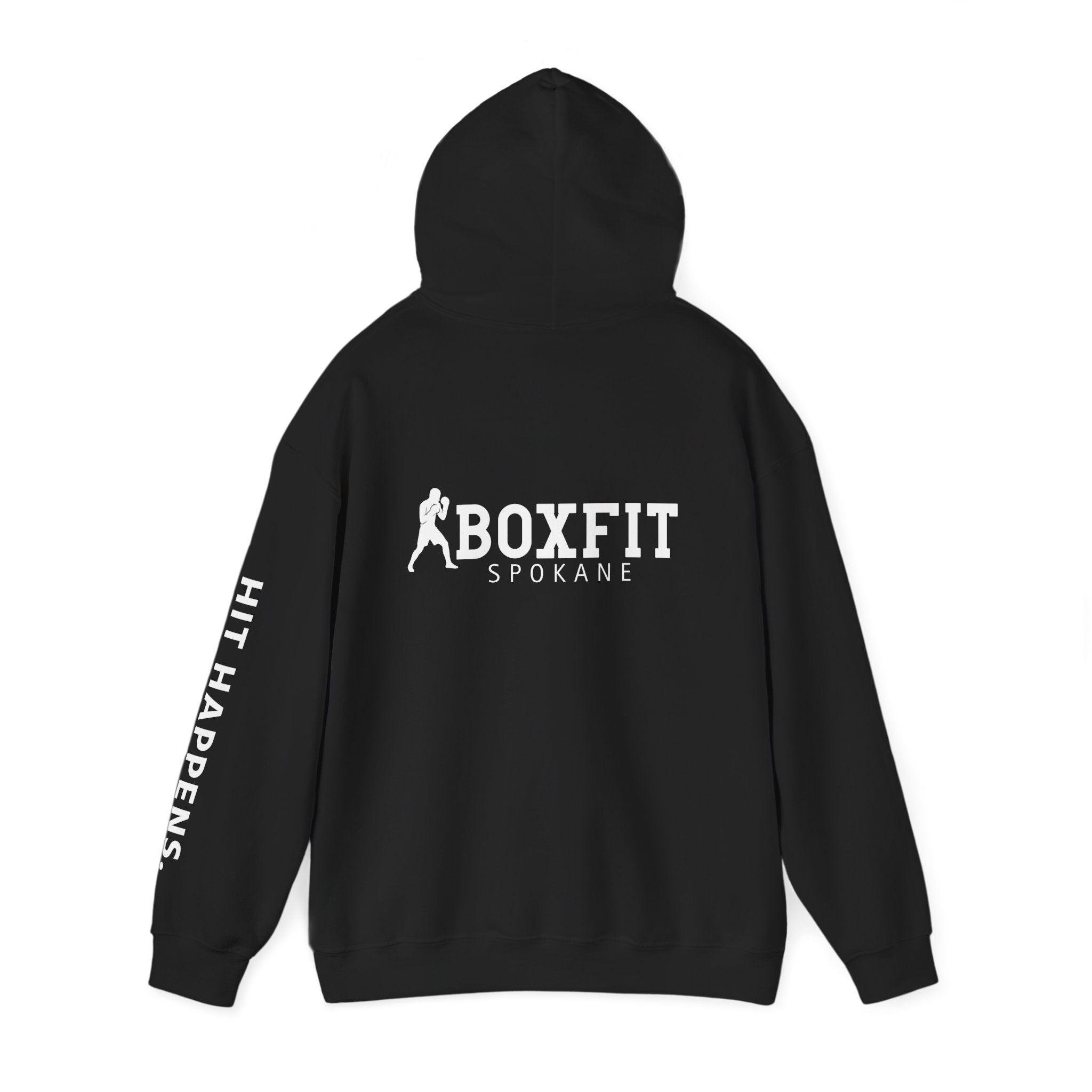 Hit Happens. Unisex Hooded Sweatshirt