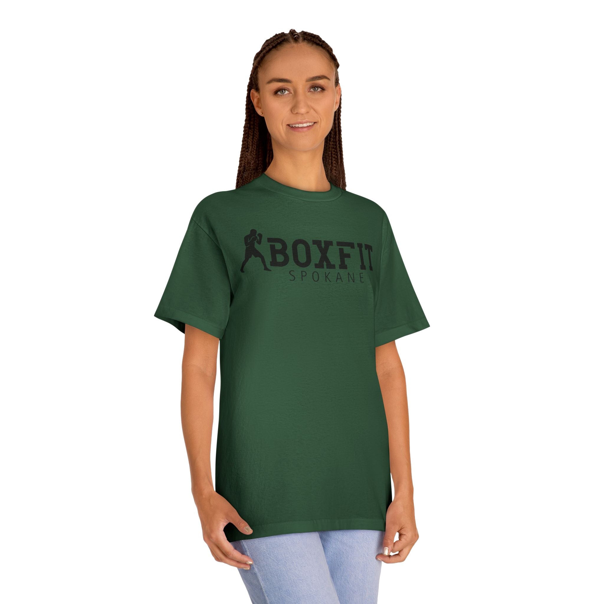 Boxfit Spokane - Black Logo - Unisex Classic Tee