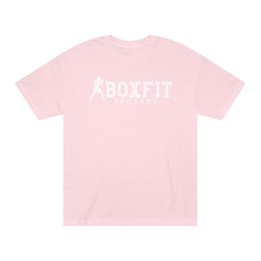 Boxfit Spokane - White Logo - Unisex Classic Tee