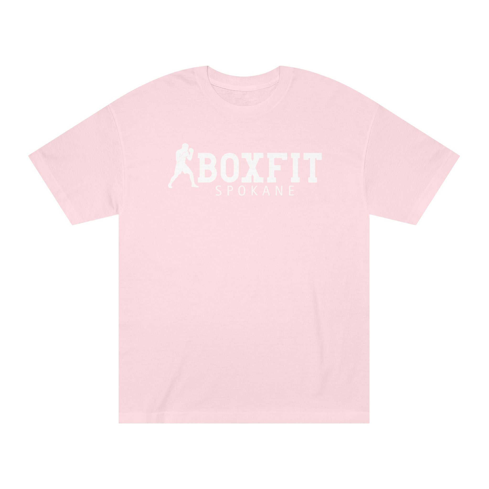 Boxfit Spokane - White Logo - Unisex Classic Tee