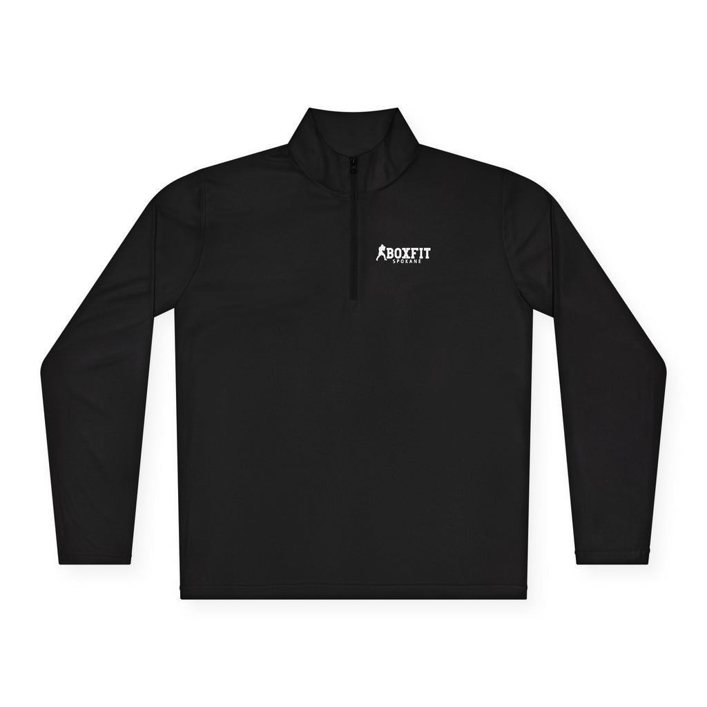 Unisex Quarter-Zip Pullover - White Lettering