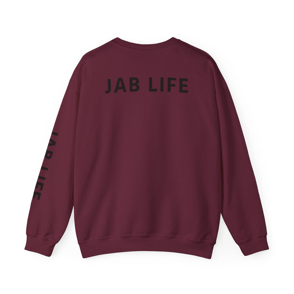 BF/Jab Life - Black Lettering - Crewneck Sweatshirt