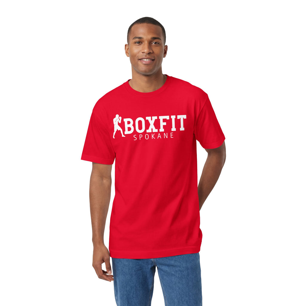 Boxfit Spokane - White Logo - Unisex Classic Tee