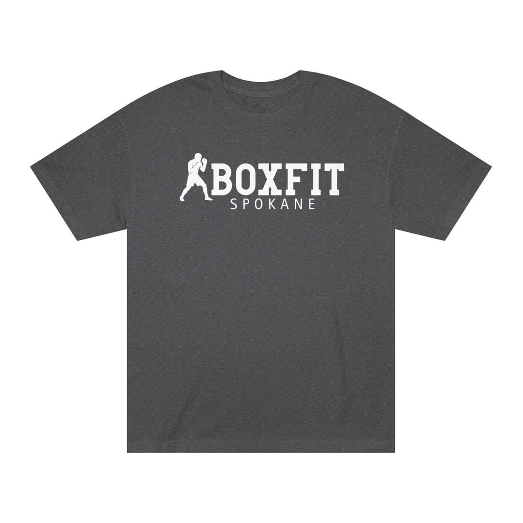 Boxfit Spokane - White Logo - Unisex Classic Tee