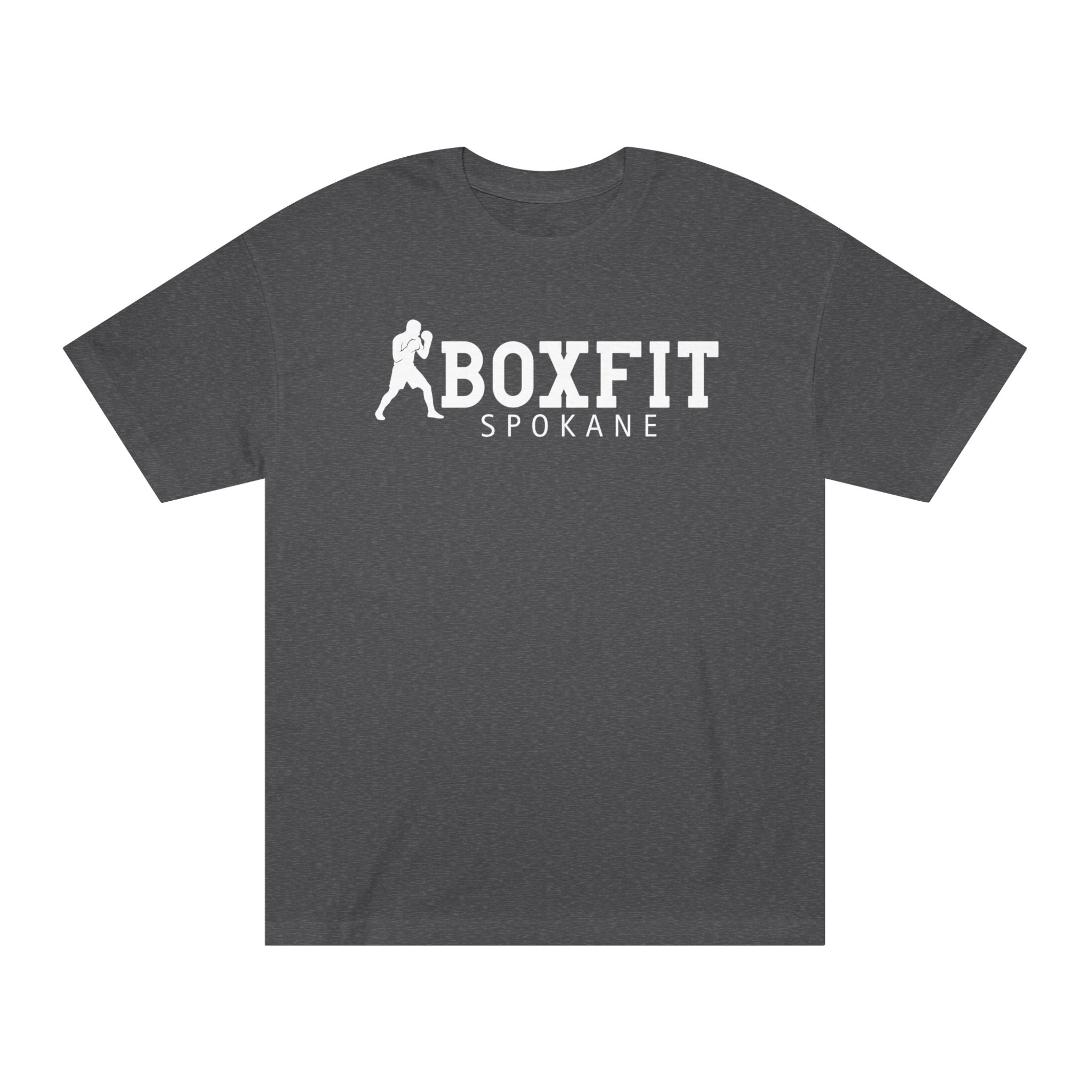 Boxfit Spokane - White Logo - Unisex Classic Tee