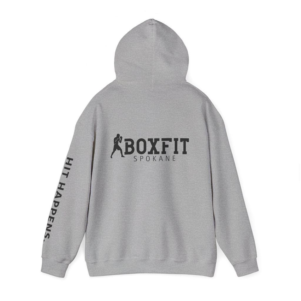 Hit Happens. Unisex Hooded Sweatshirt