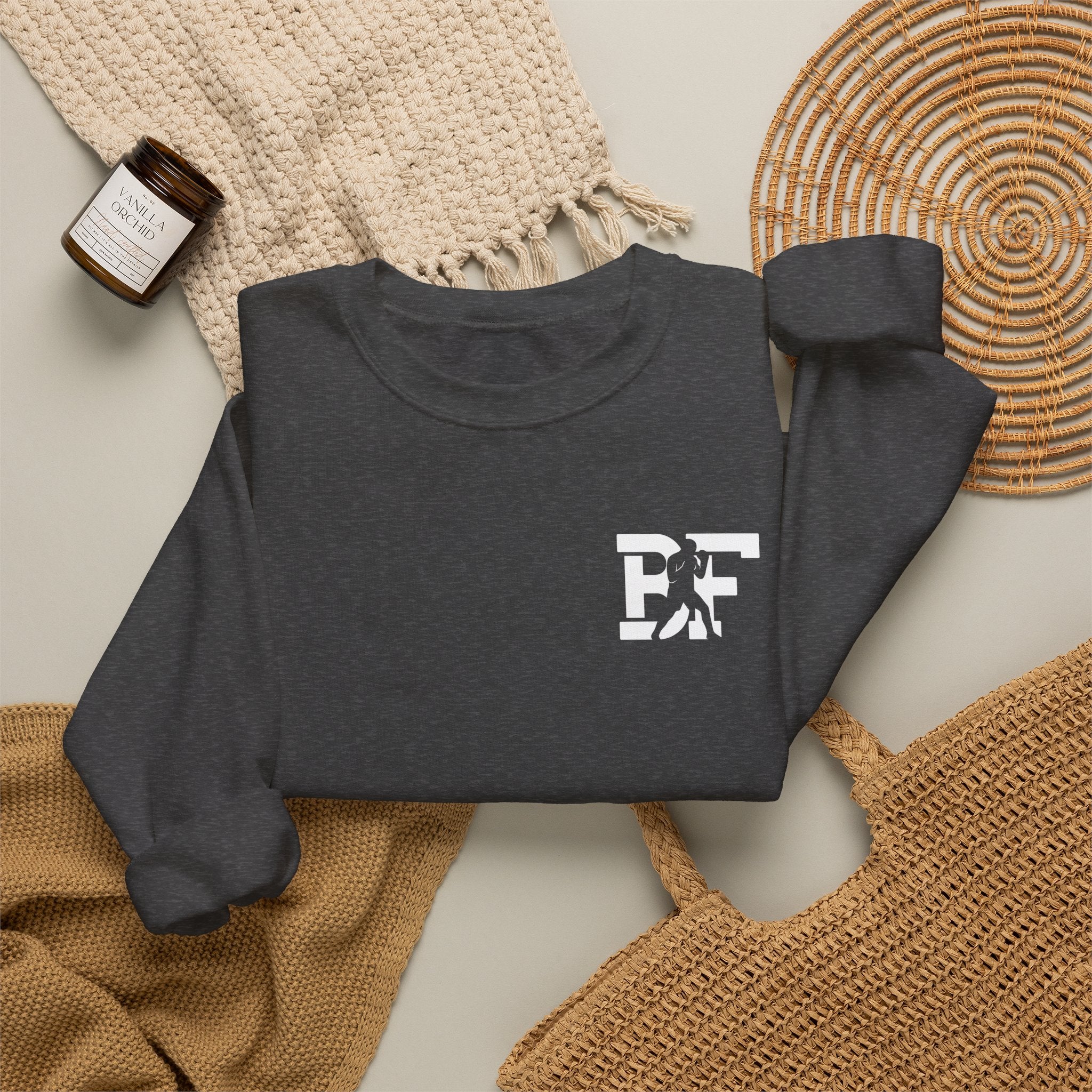 BF/Jab Life - White Lettering - Crewneck Sweatshirt