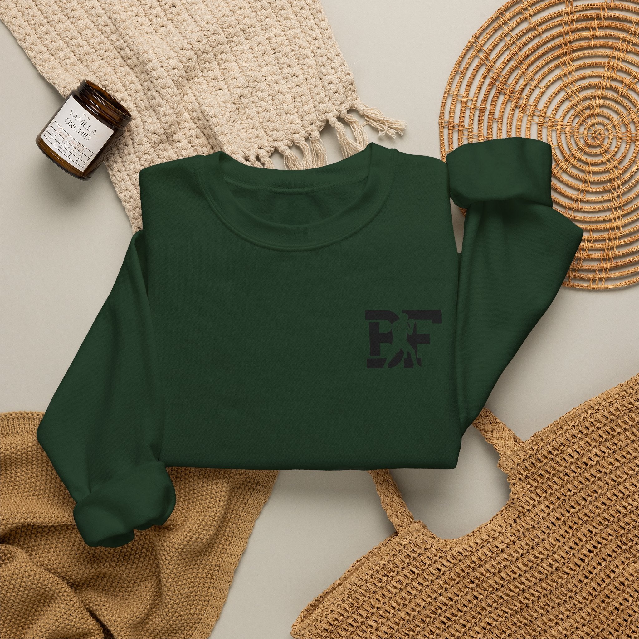BF/Jab Life - Black Lettering - Crewneck Sweatshirt