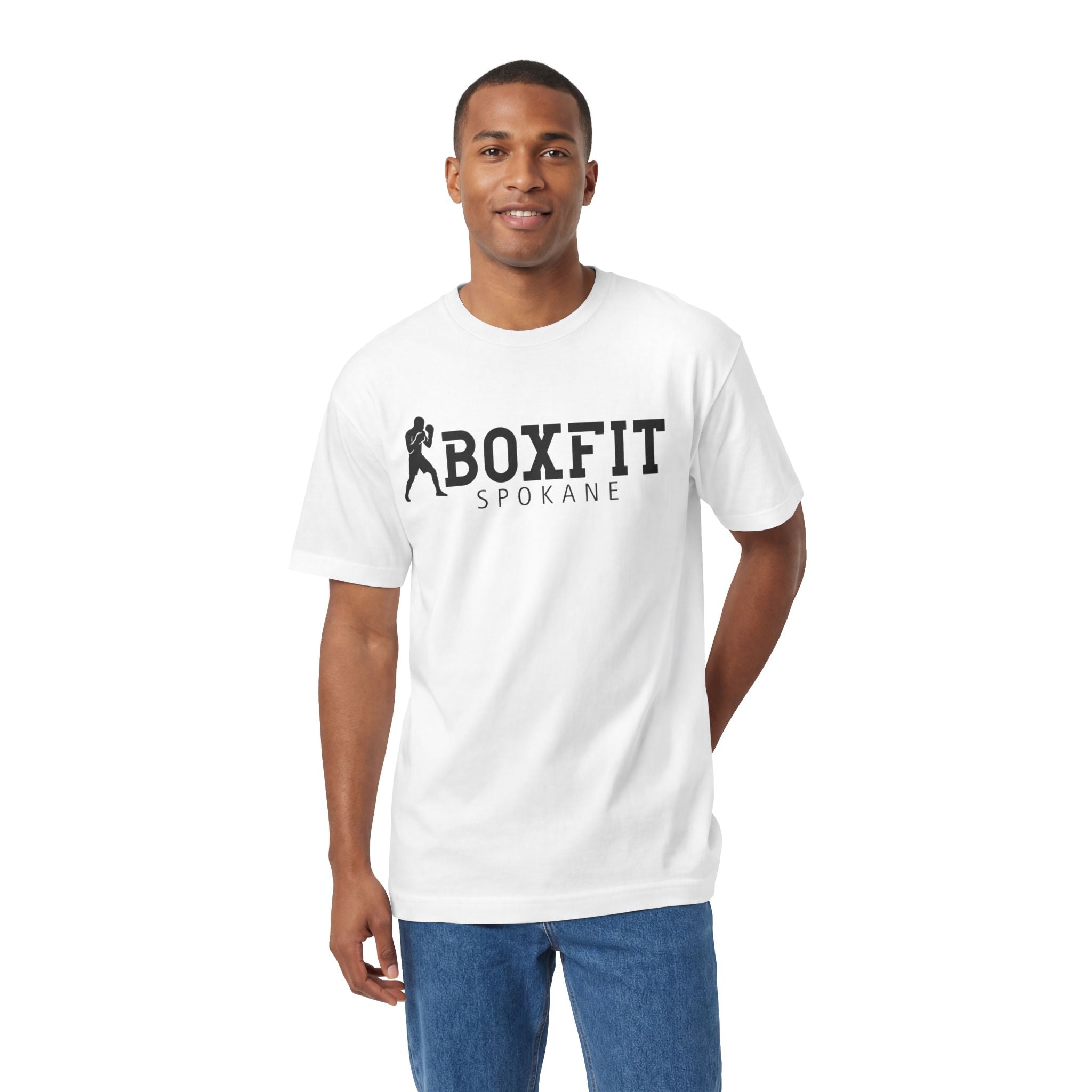 Boxfit Spokane - Black Logo - Unisex Classic Tee