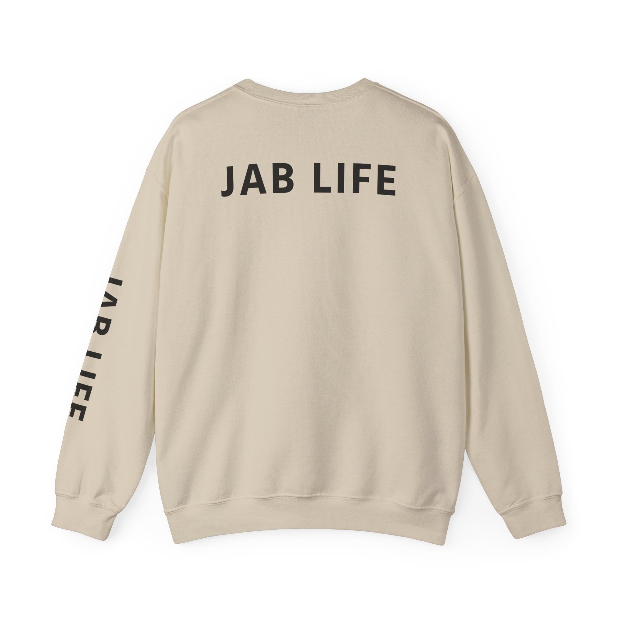 BF/Jab Life - Black Lettering - Crewneck Sweatshirt