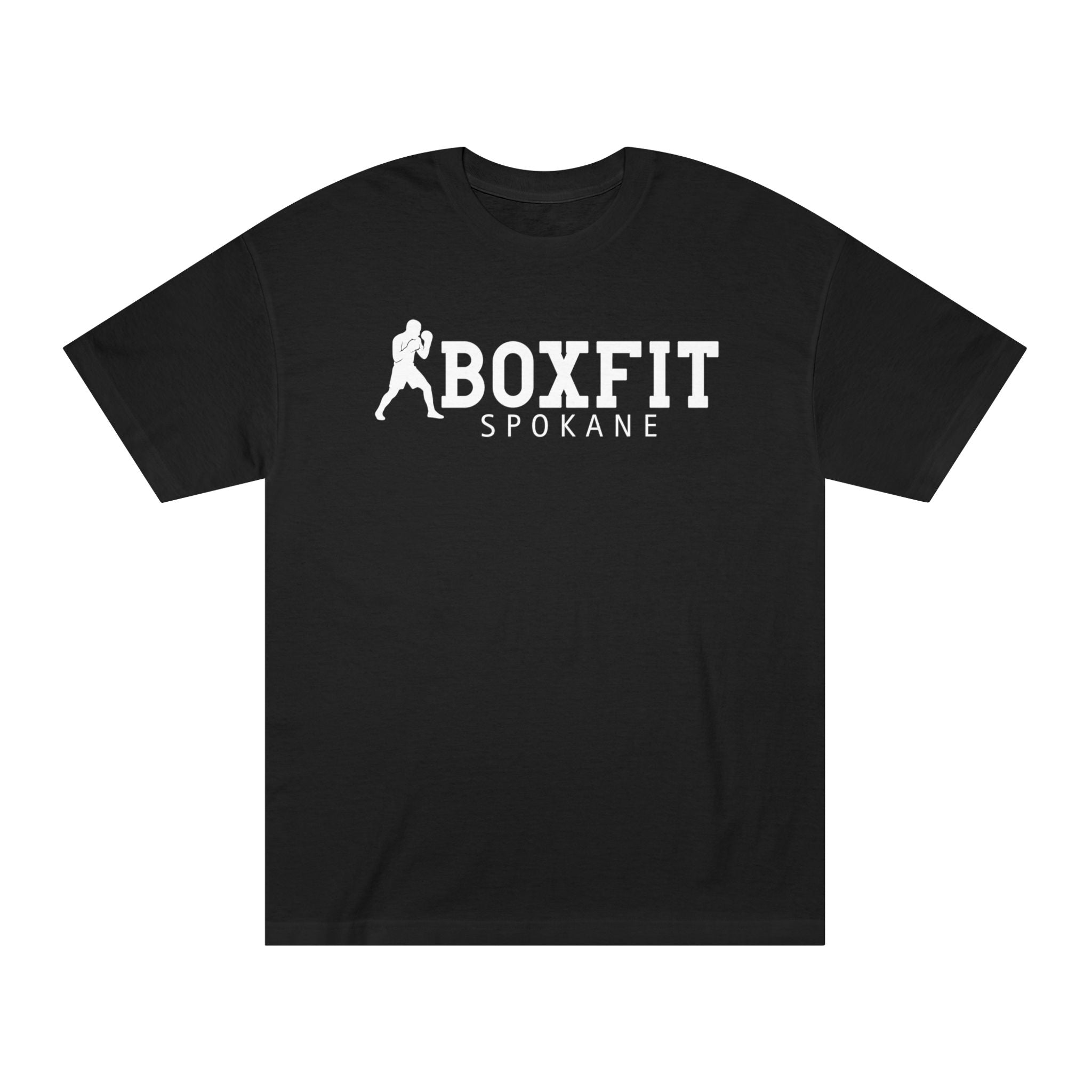 Boxfit Spokane - White Logo - Unisex Classic Tee