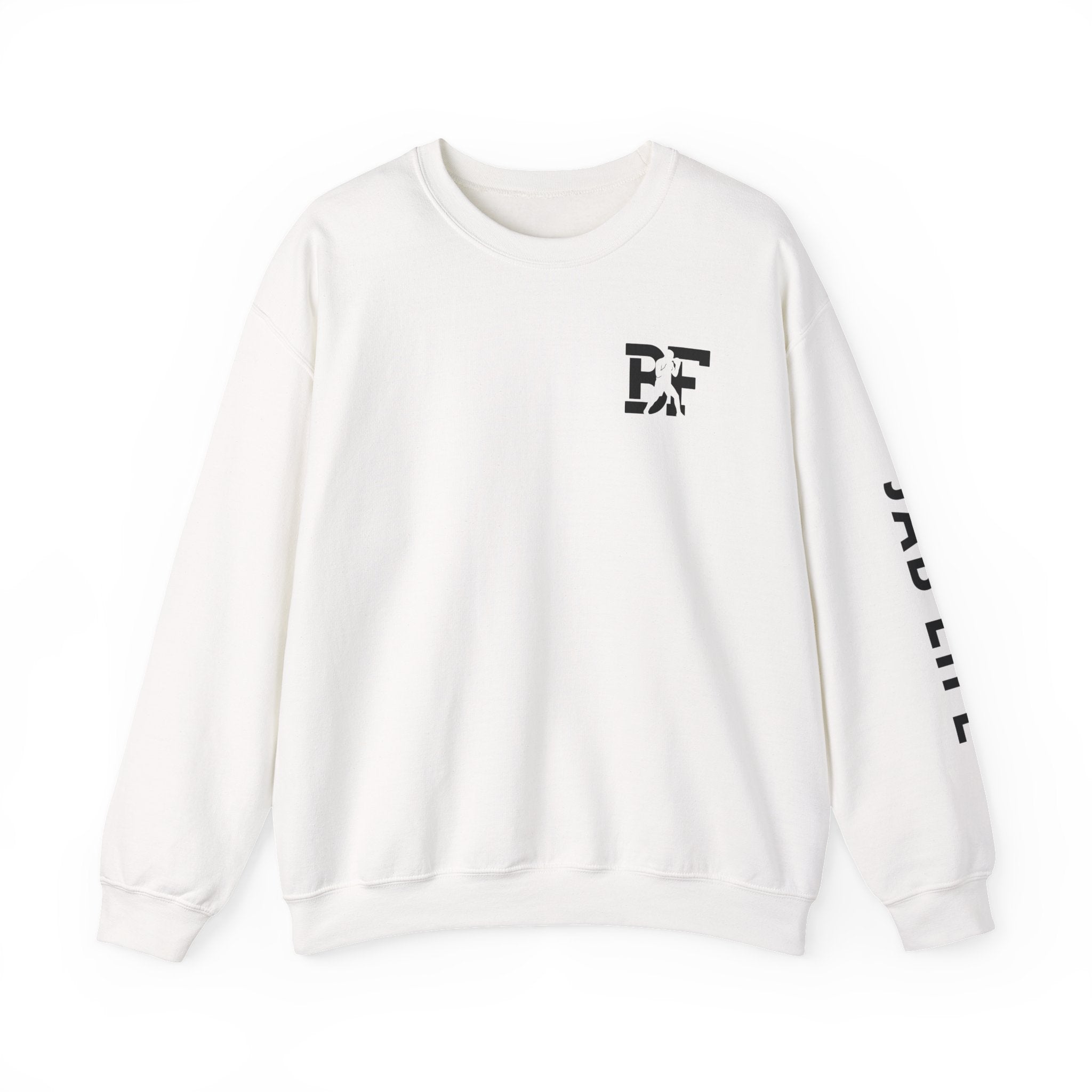 BF/Jab Life - Black Lettering - Crewneck Sweatshirt