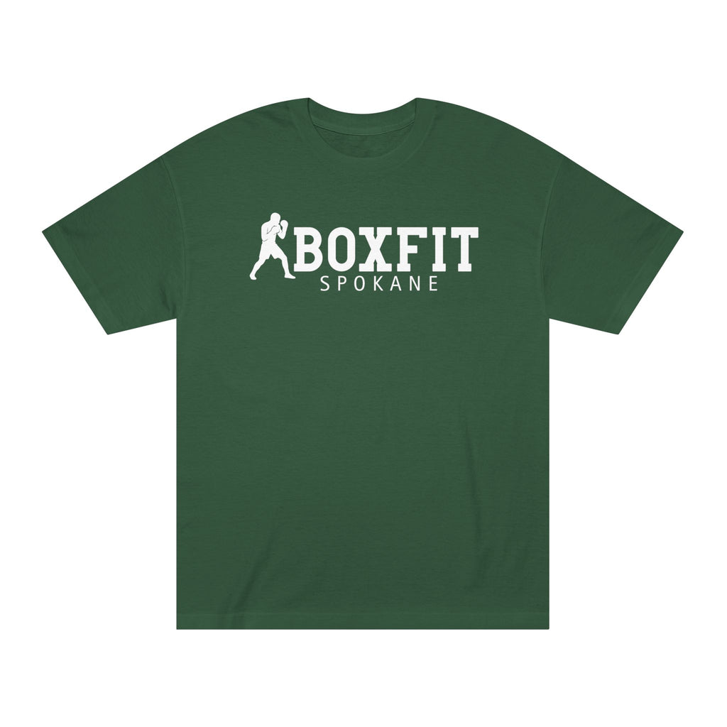 Boxfit Spokane - White Logo - Unisex Classic Tee