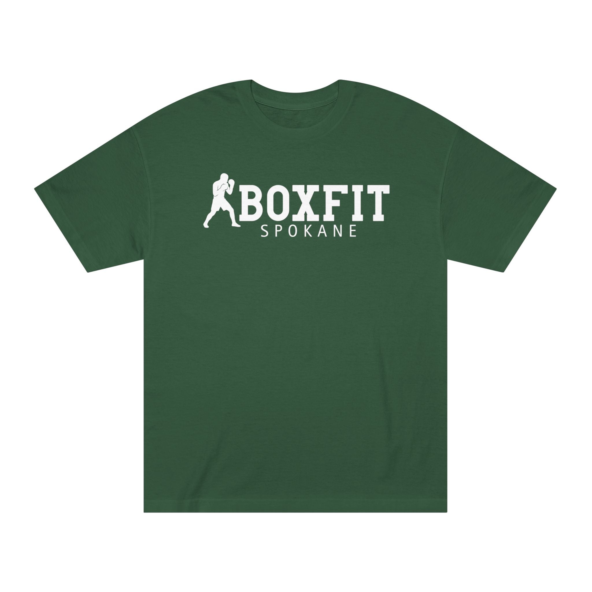 Boxfit Spokane - White Logo - Unisex Classic Tee