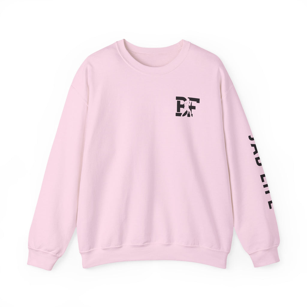 BF/Jab Life - Black Lettering - Crewneck Sweatshirt